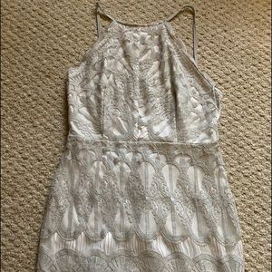 Tobi Formal Lace Mini Dress